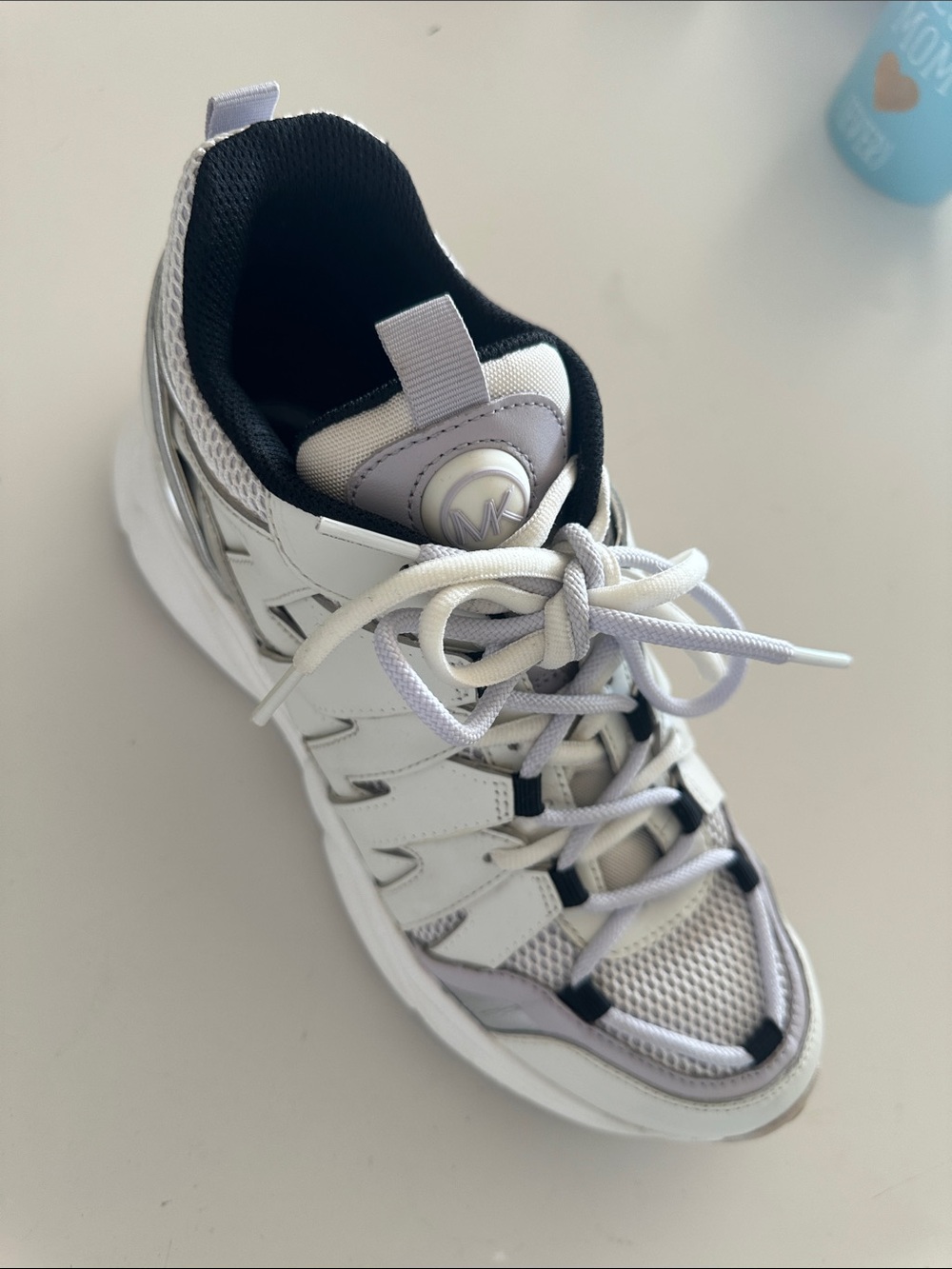 Michael Kors HERO TRAINER NET MESH OVERLAY 43SOHRFS8D Box - LVNDR MIST size 9M